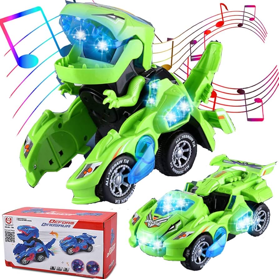 Amazon.com: Kusikid Transforming Dinosaur Toys,Transformer